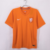 2014 Netherlands Home Adult Retro Soccer Jersey