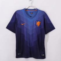 2014 Netherlands Away Adult Retro Soccer Jersey
