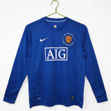 2008-2009 Man United Champions League Version Third Adult Retro LS Soccer Jersey