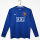 2008-2009 Man United Champions League Version Third Adult Retro LS Soccer Jersey