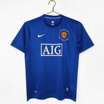 2008-2009 Man United Champions League Version Third Adult Retro Soccer Jersey