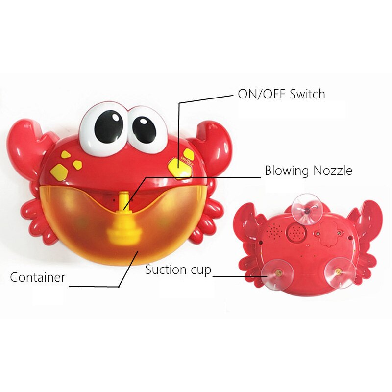 bubble crab bath toy australia