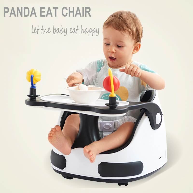 baby eating chair table