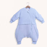 blue double Baby Sleep Sack Jumpsuits