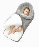 Warm baby sleeping bag & stroller footmuff