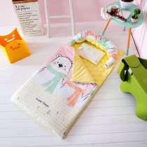 4pcs Cotton Baby Sleeping Bag Anti Tipi Sleepsacks Detachable Cute Animal Mattress Quilt Pillow Universal Kids Kindergarten