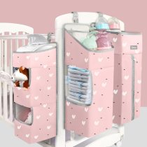 Baby Bed Organizer Hanging Bags For Newborn Crib Diaper Storage Bags Baby Care Organizer Infant Bedding Nursing Bags