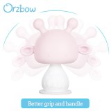 Orzbow Baby Rattles Teething Toys Infant Silicone Teethers Musical Newborn Hand Bells Teethers Toy Early Educational 0-24M Gift
