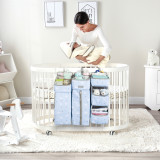 Orzbow Baby Crib Hanging Nursery Organizer 3 in 1 Large Capacity