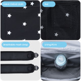 Orzbow XL Stroller Organizer with Portable Nappy Changing Mat, 3 Ways to Carry