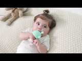 Orzbow Baby Teething Toys Infant Mushroom Teethers Newborn Baby Rattles Teething Toys