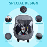 Orzbow Universal Baby Car Seat Rain Cover with Storage Bag, Side Ventilation & Handle Opening