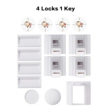 4 Locks + 1 Keys