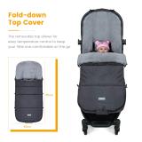 Orzbow Universal Stroller Footmuff with Storage Bag, Removable & Machine Washable
