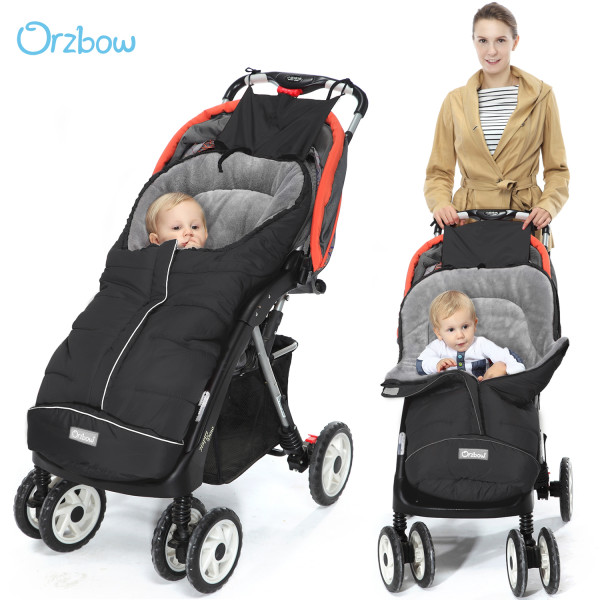 Orzbow Universal Footmuff for Pushchair - Waterproof and Windproof with Drawstring Hood