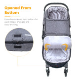 Orzbow Universal Stroller Footmuff with Storage Bag, Weatherproof & Removable