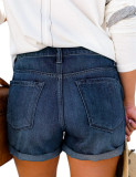 High Waisted Denim Shorts Casual Shorts for Women Ripped Shorts