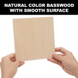 balsawood Sheets for Crafts - Perfect for Architectural Models Drawing Painting Wood Engraving Wood Burning Laser Scroll Sawing