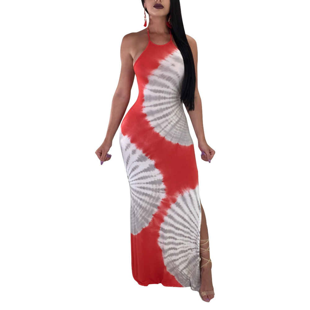 Jarrah - Backless Halter Maxi Dress main image 0