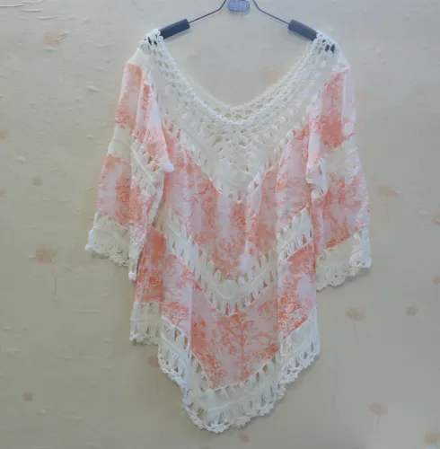 Top sale V neck hollow out  cover up  Beach Dress