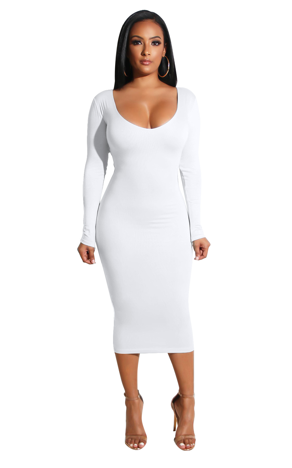 scrunch bodycon dress