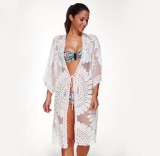 White wholesale  sexy swimwear beach dresses cover up