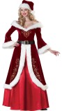 Enchanting Mrs. Claus Long Christmas Dress
