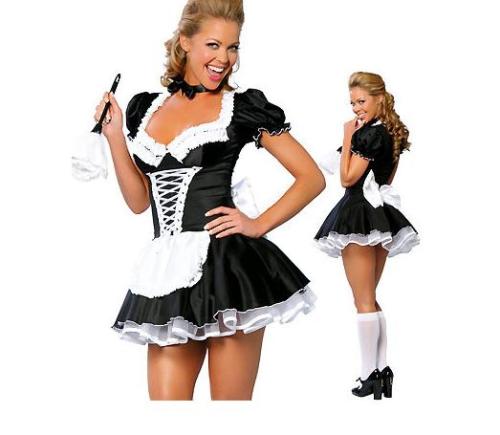 French Maid Sexy Costumes women dresses