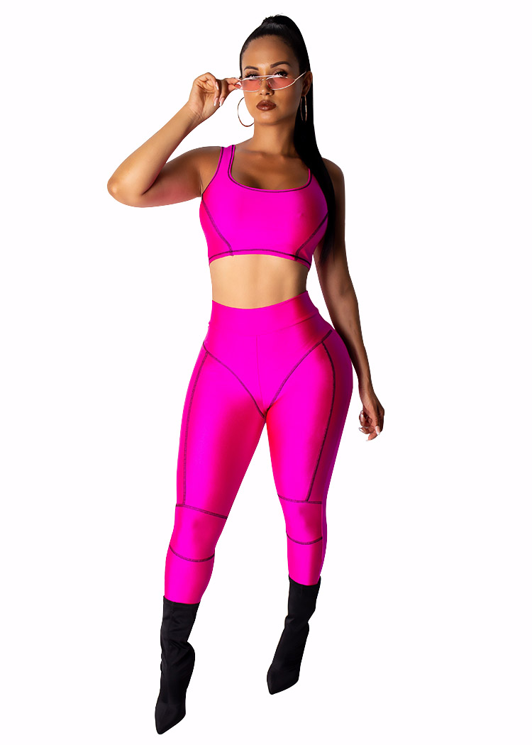 hot pink leggings outfit