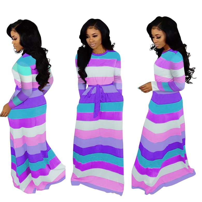 colorful maxi dresses 2019