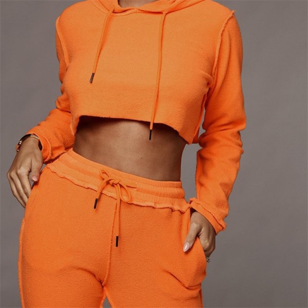orange sweat pants
