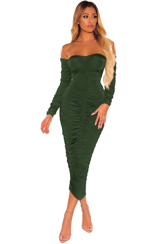 long sleeve tube dress