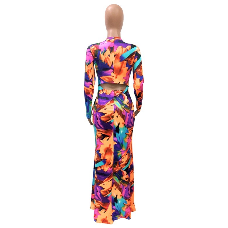 maxi dress with back out