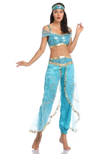 Aladdin Princess Jasmine Cosplay Halloween Costume
