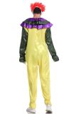 Mens Role Play Jumpsuit Clown Cosplay Adult Halloween Costume