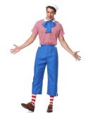 Clown Cosplay Mens Party Role Play Adult Halloween Costume