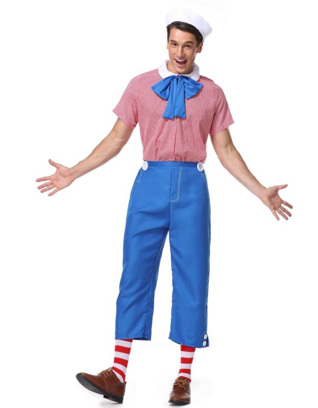 Clown Cosplay Mens Party Role Play Adult Halloween Costume