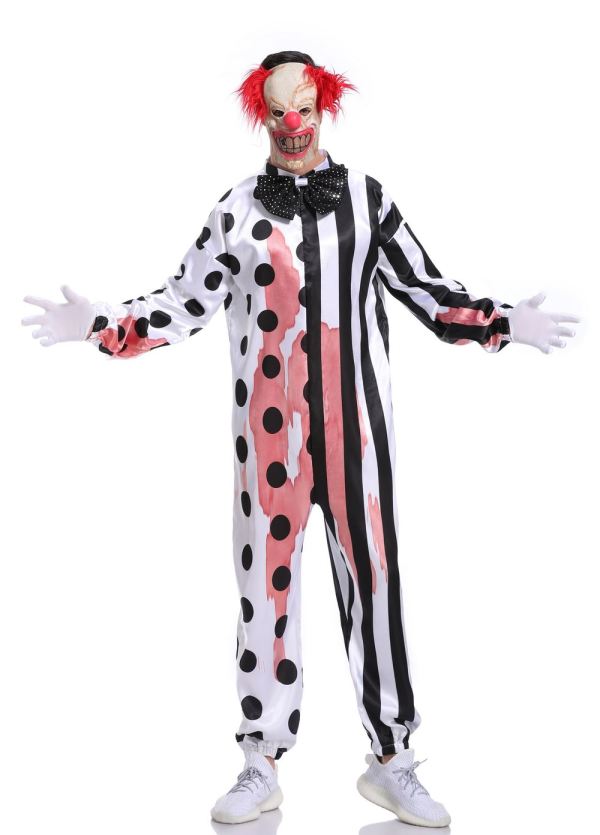 Clown Cosplay Mens Role Play Jumpsuit Adult Halloween Costume On Sale ...