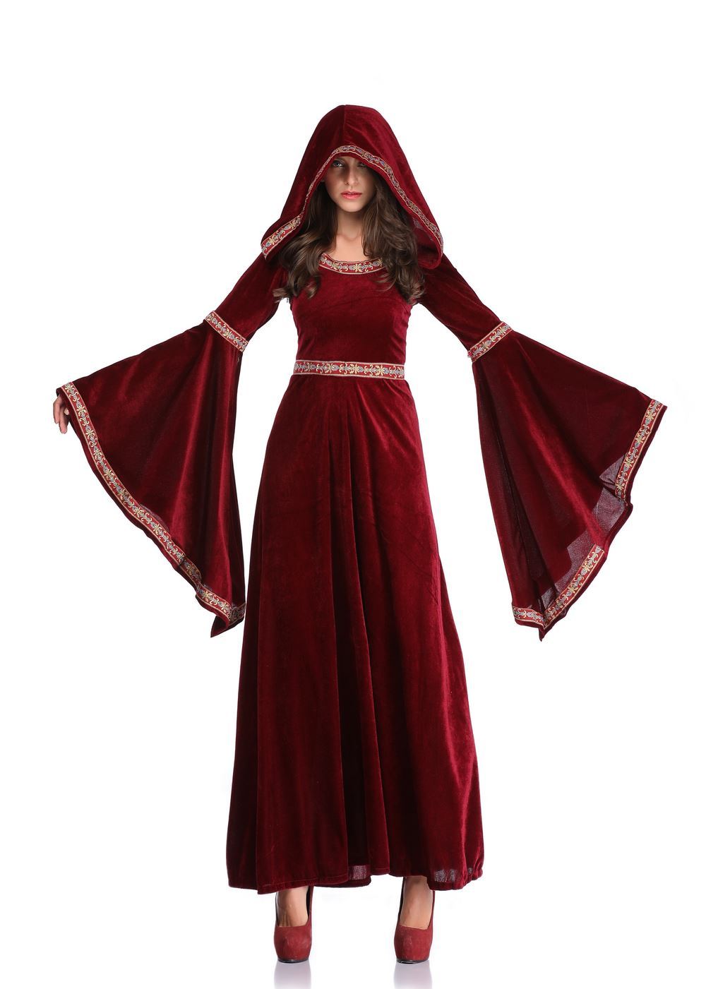 Vintage European Court Vampire Cosplay Halloween Costume US$ 14 06