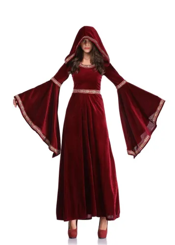 Vintage European Court Vampire Cosplay Halloween Costume