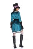 Alice In Wonderland Mad Hatter Halloween Witch Costume