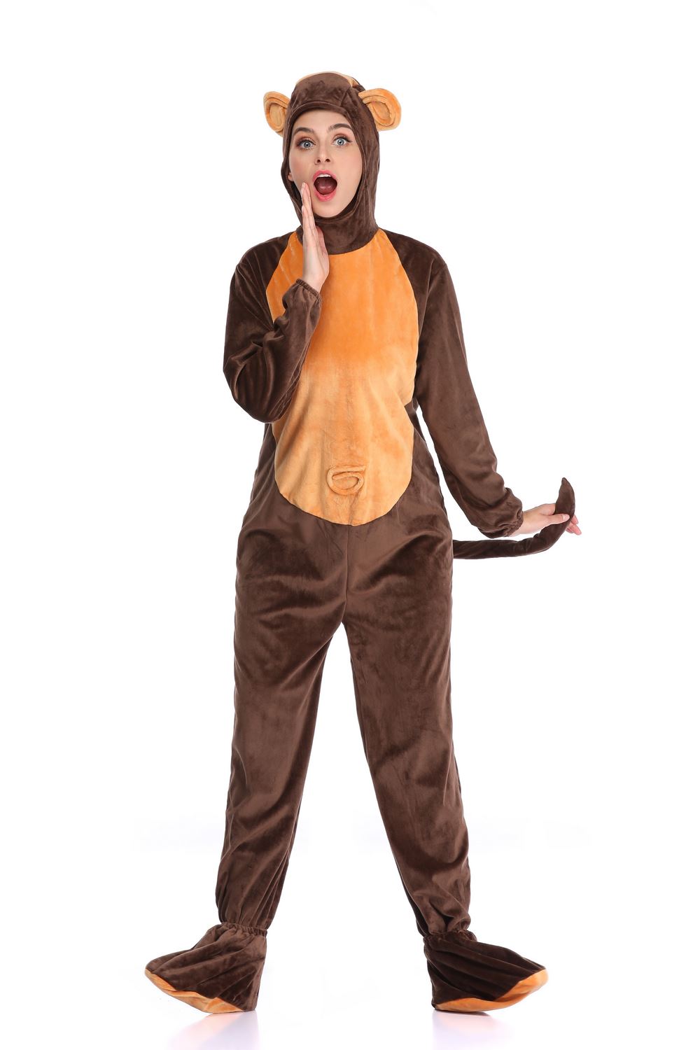 Monkey Cosplay Women�s Jumpsuit Halloween Costume On Sale For US 12.52