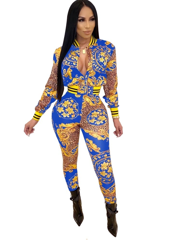 leopard print tracksuit