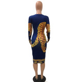 Panther Animal Print Sexy Bodycon Dress