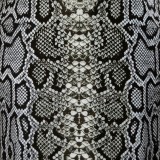 Snakeskin Print Sleeveless Slinky Mini Dress