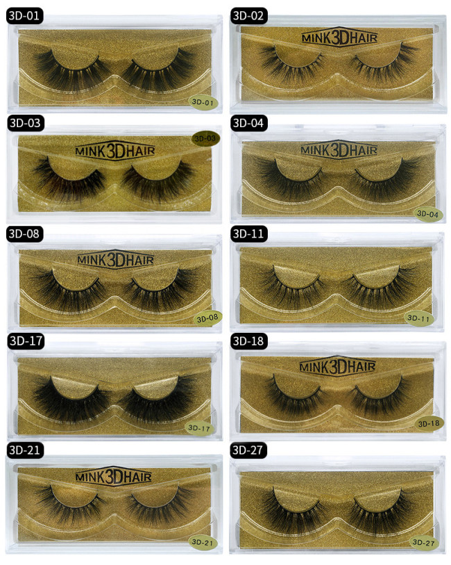 Hot Sale Womens 3D False Eyelashes