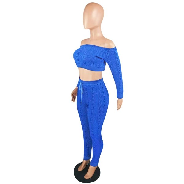 crop top trouser pants with shrug