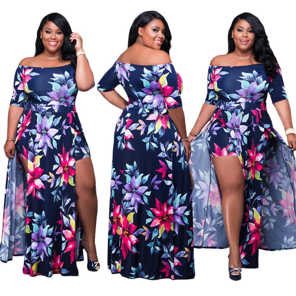 plus size high slit