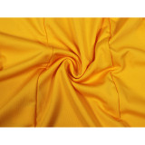 Yellow Bell Sleeve Peplum Dress