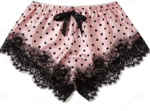 Polka Dot Lace Lingerie Set